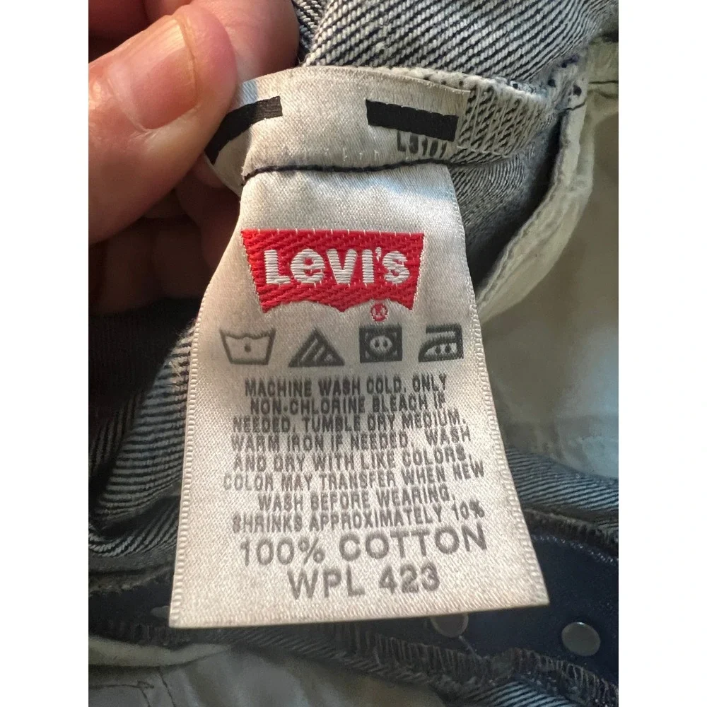 Levi's Vintage Clothing 501XX Dark Wash Denim Jeans Made in Mexico 40x36